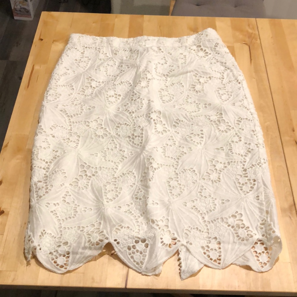 White skirt